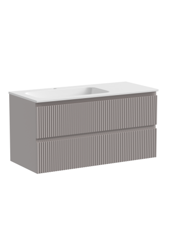 Тумба под раковину Sancos SNOB R SNR100LSM 99,5х44,5х50 настенная